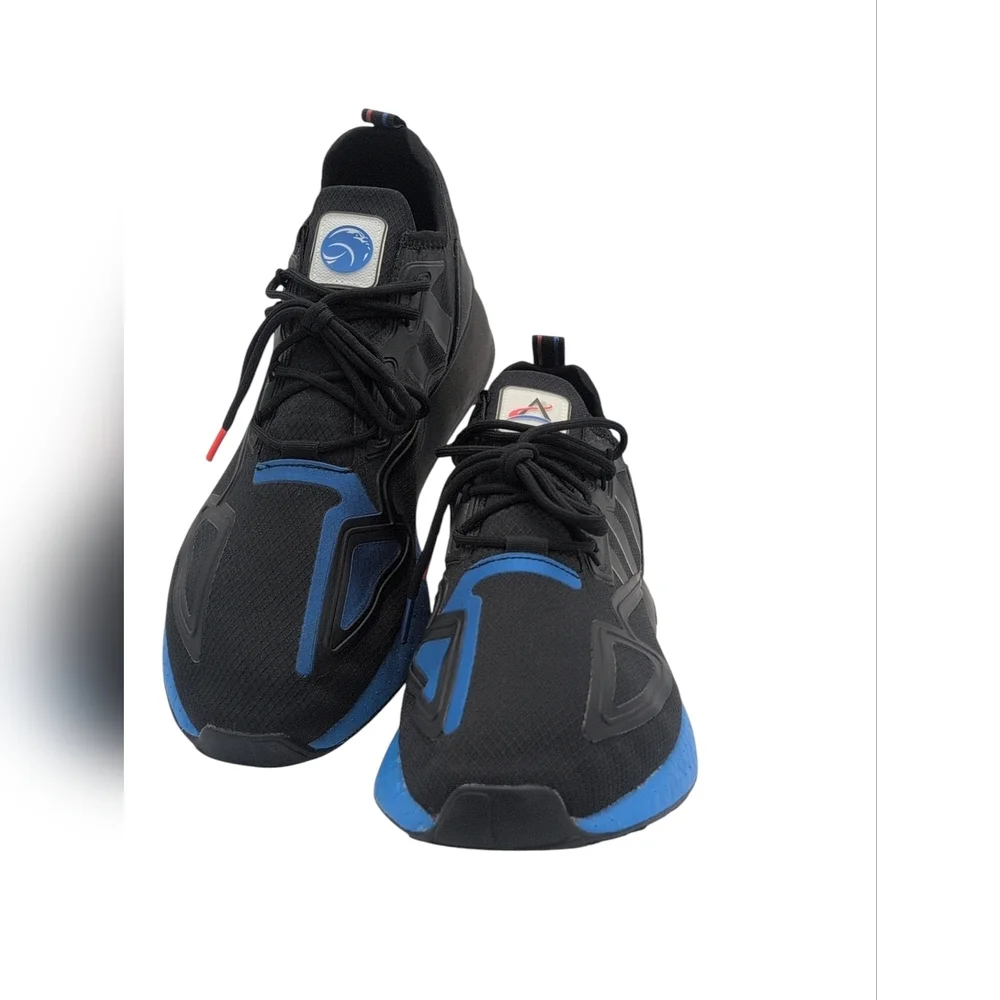 Adidas X NASA Size 14 Black And Blue Men's Athletic Mesh Shoes Adiprene Cushion